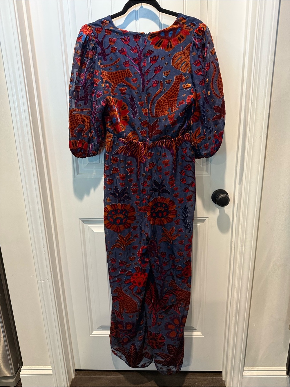 FARM Rio Jaguar Velvet Jumpsuit - Picture 9 of 9